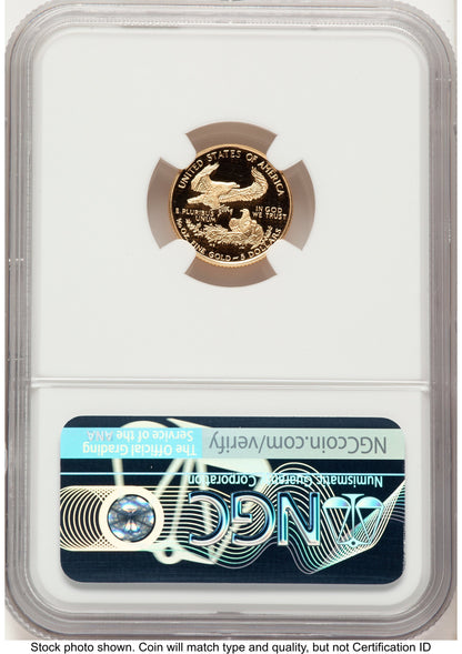 1995-W Proof Gold Eagle 1/10 oz John NGC PF70 Mercanti
