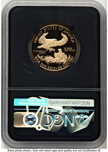 2019-W Proof Gold Eagle 1/2 oz FDI John Washington NGC PF70 Mercanti