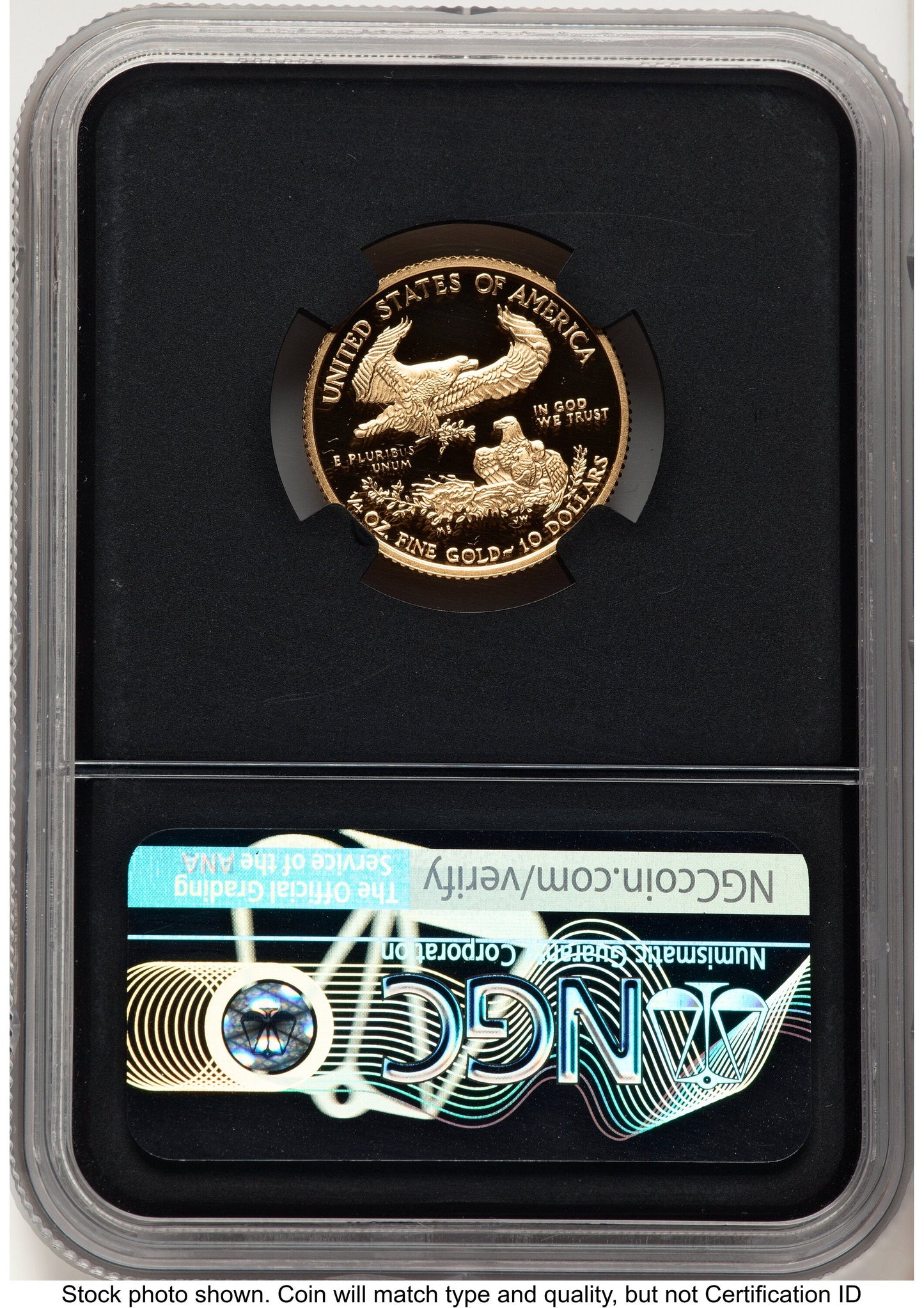 2019-W Proof Gold Eagle 1/4 oz FDI John Washington NGC PF70 Mercanti