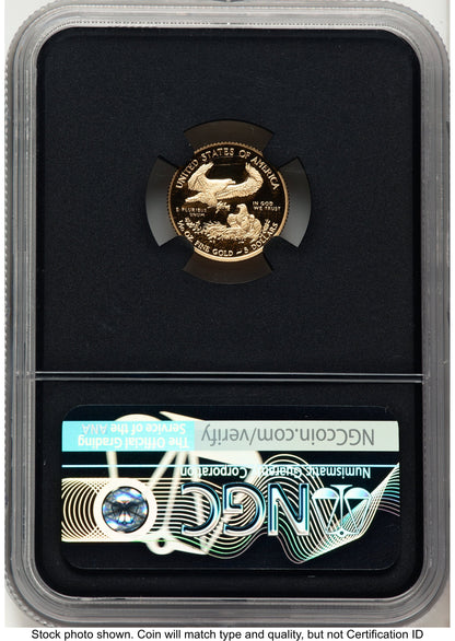 2019-W Proof Gold Eagle 1/10 oz FDI John Washington NGC PF70 Mercanti