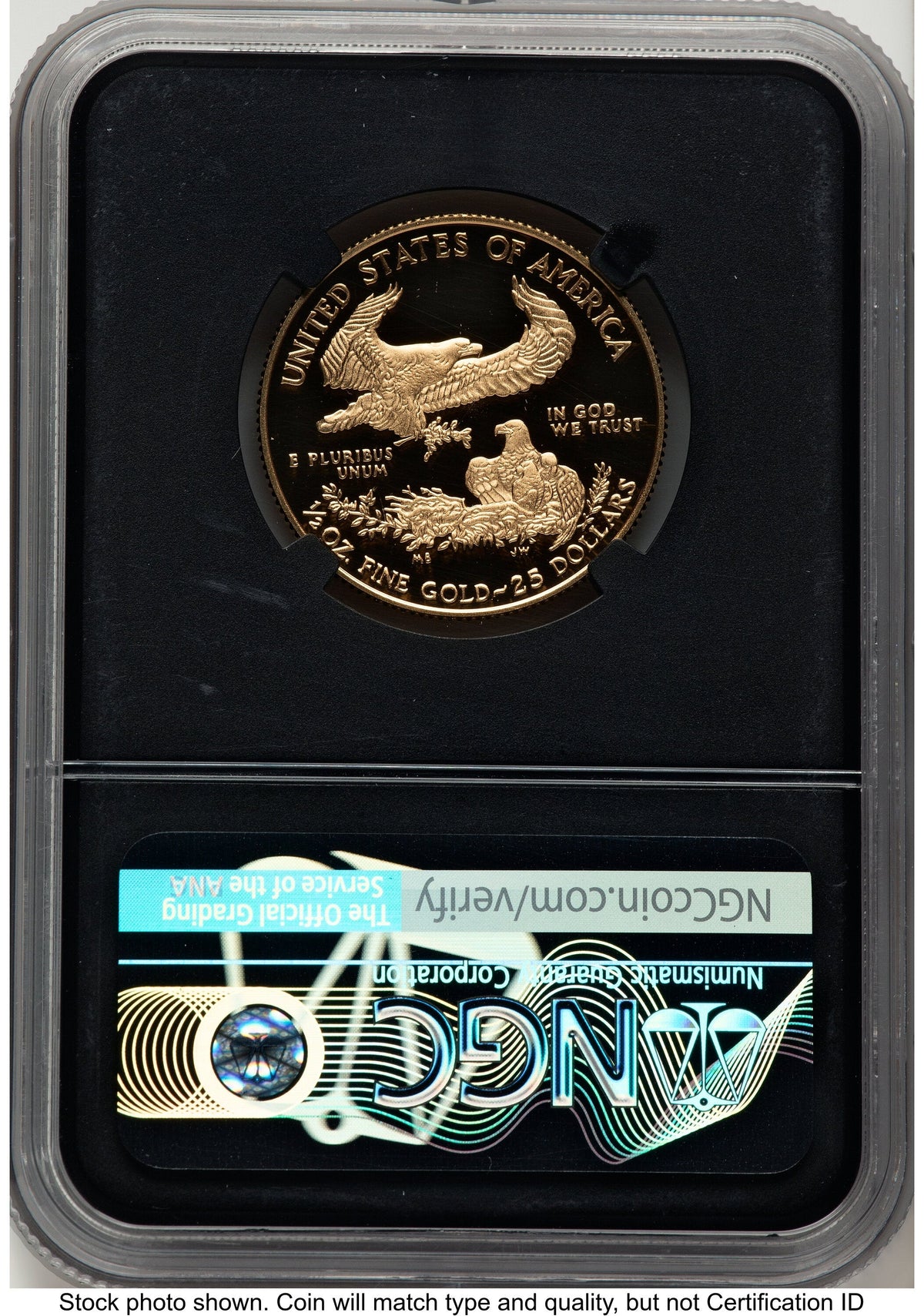 2019-W Proof Gold Eagle 1/2 oz FDI Elizabeth Jones Washington NGC PF70