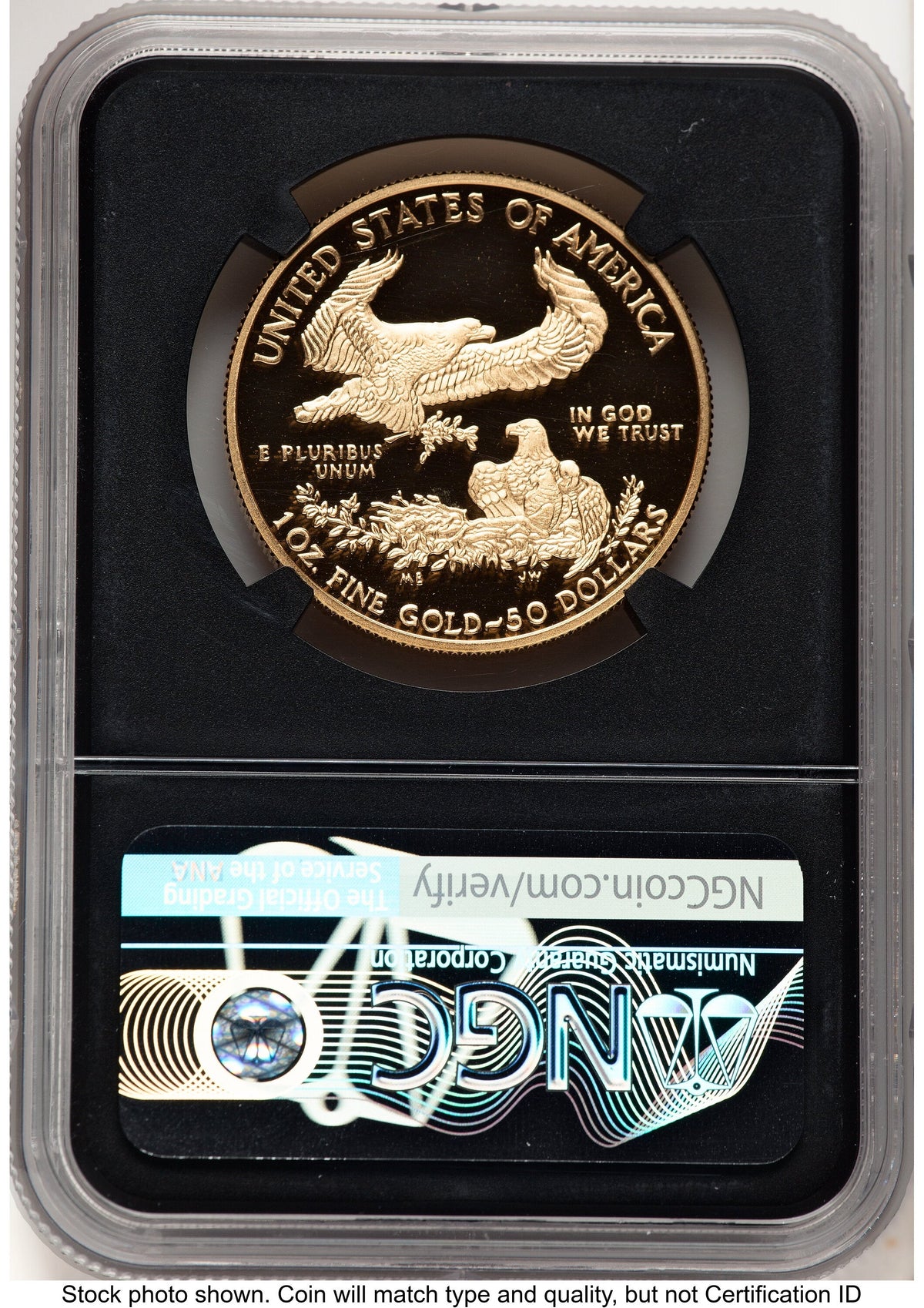 2019-W Proof Gold Eagle 1 oz FDI Washington NGC PF70 Ed Moy