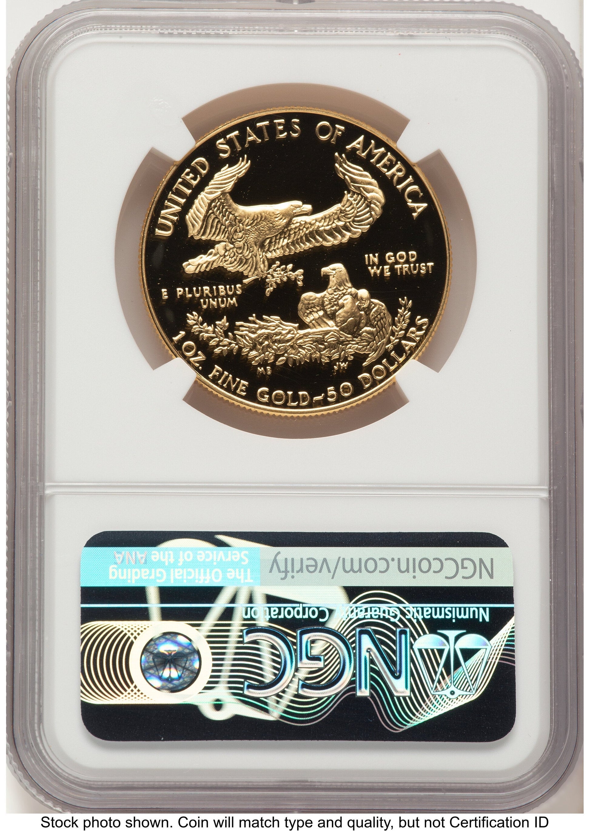 1987-W Proof Gold Eagle 1 oz John NGC PF70 Mercanti