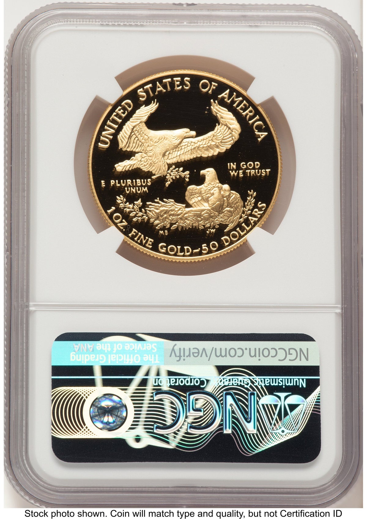 1988-W Proof Gold Eagle 1 oz John NGC PF70 Mercanti