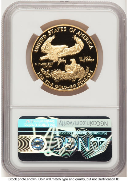 1988-W Proof Gold Eagle 1 oz John NGC PF70 Mercanti