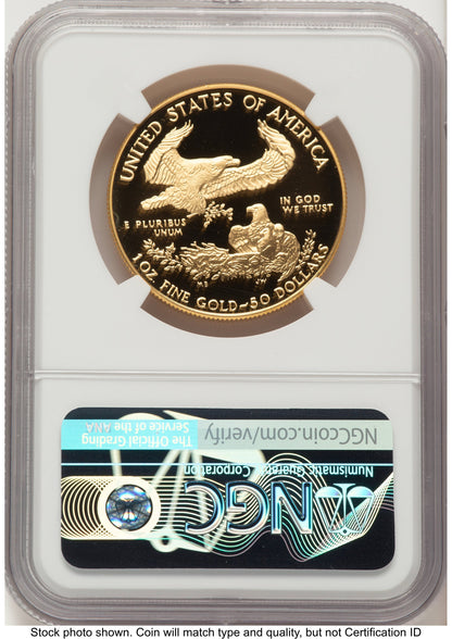 1989-W Proof Gold Eagle 1 oz John NGC PF70 Mercanti