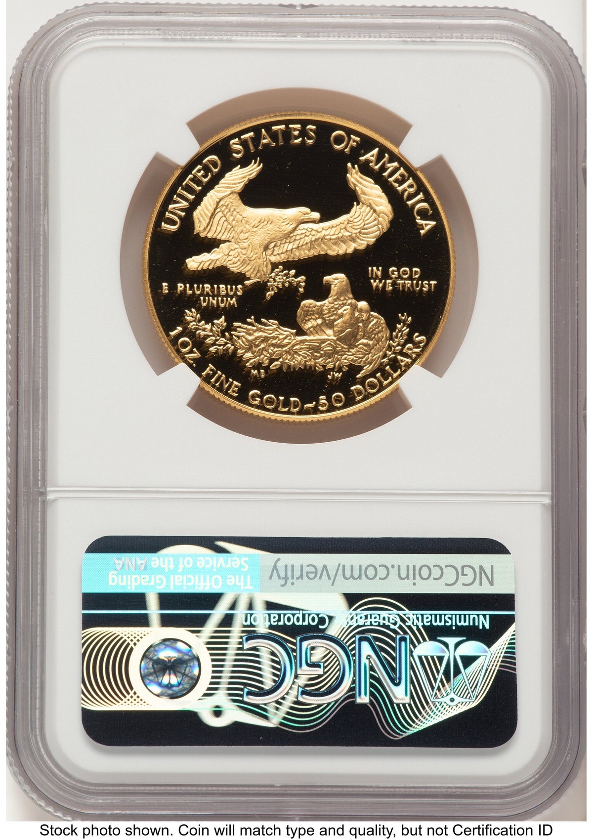 1990-W Proof Gold Eagle 1 oz John NGC PF70 Mercanti