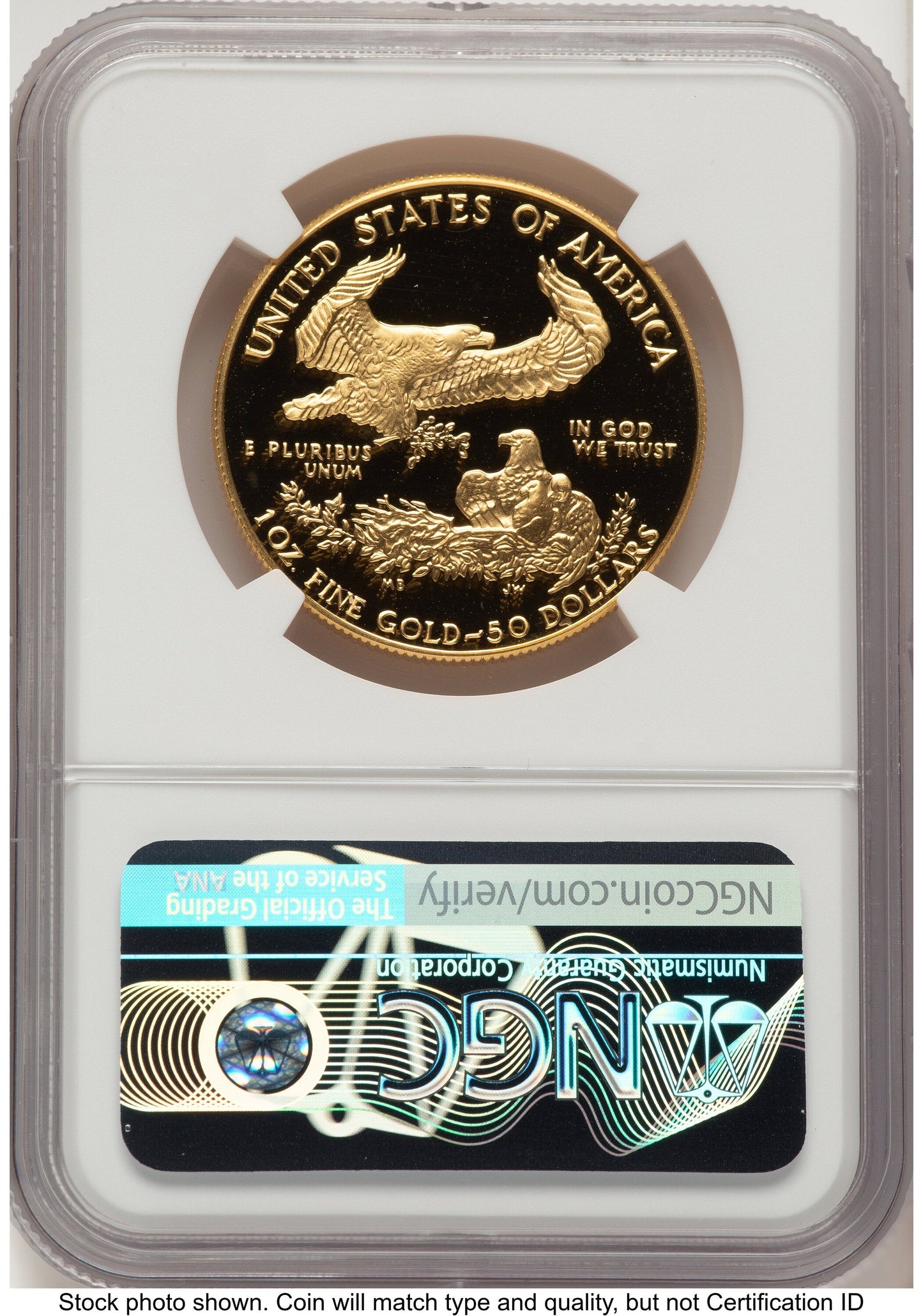 1991-W Proof Gold Eagle 1 oz John NGC PF70 Mercanti