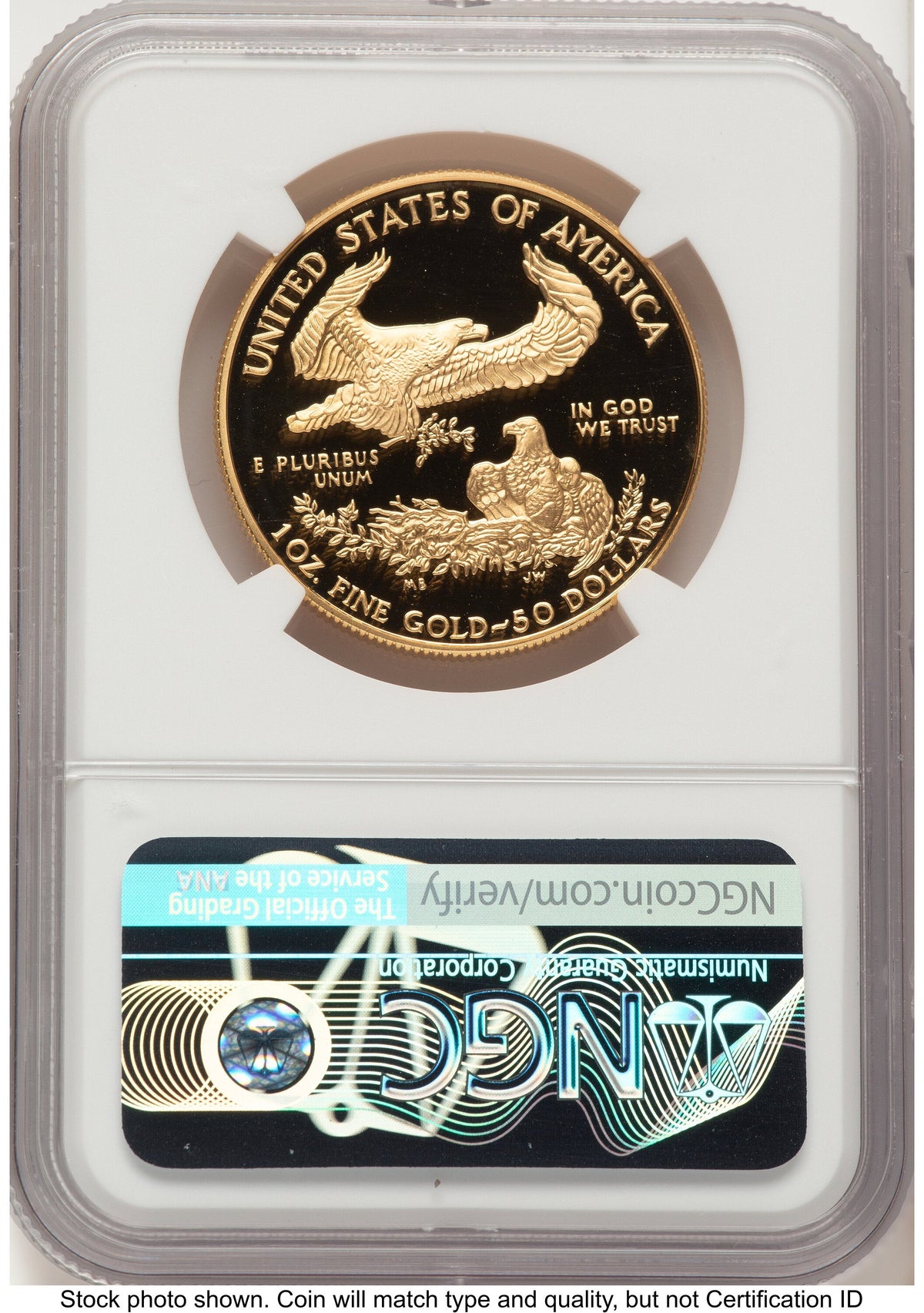 1994-W Proof Gold Eagle 1 oz John NGC PF70 Mercanti