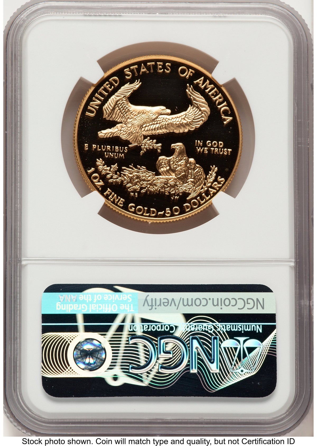 1998-W Proof Gold Eagle 1 oz John NGC PF70 Mercanti