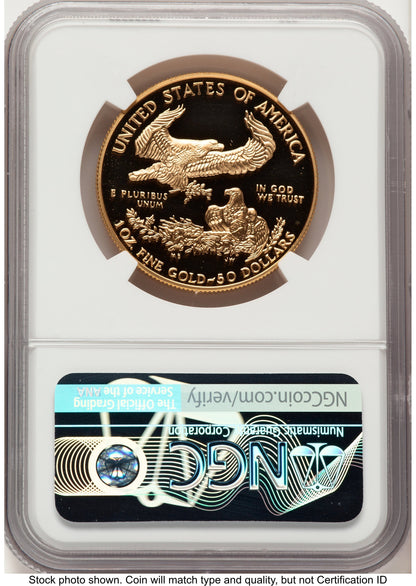 1998-W Proof Gold Eagle 1 oz John NGC PF70 Mercanti
