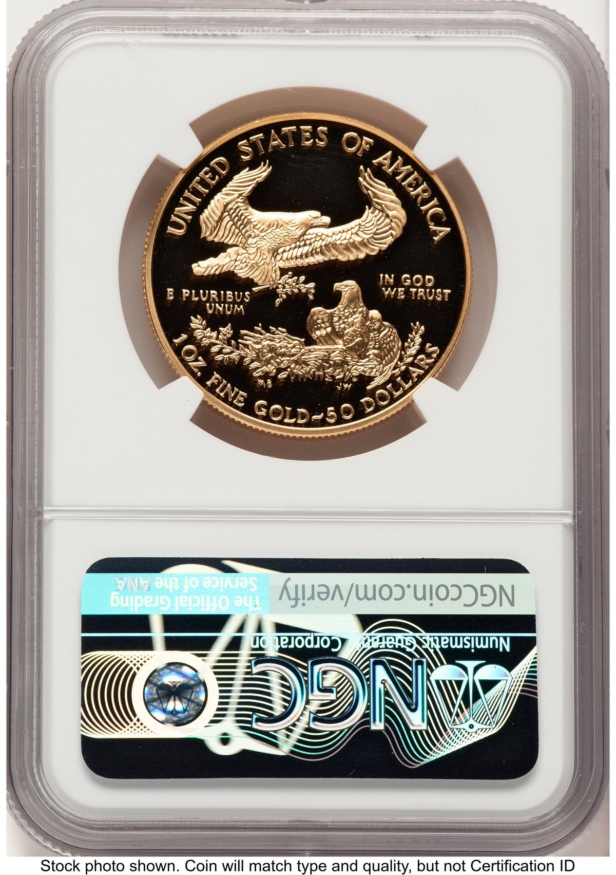2004-W Proof Gold Eagle 1 oz John NGC PF70 Mercanti
