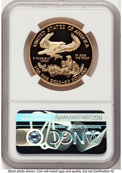 2004-W Proof Gold Eagle 1 oz John NGC PF70 Mercanti