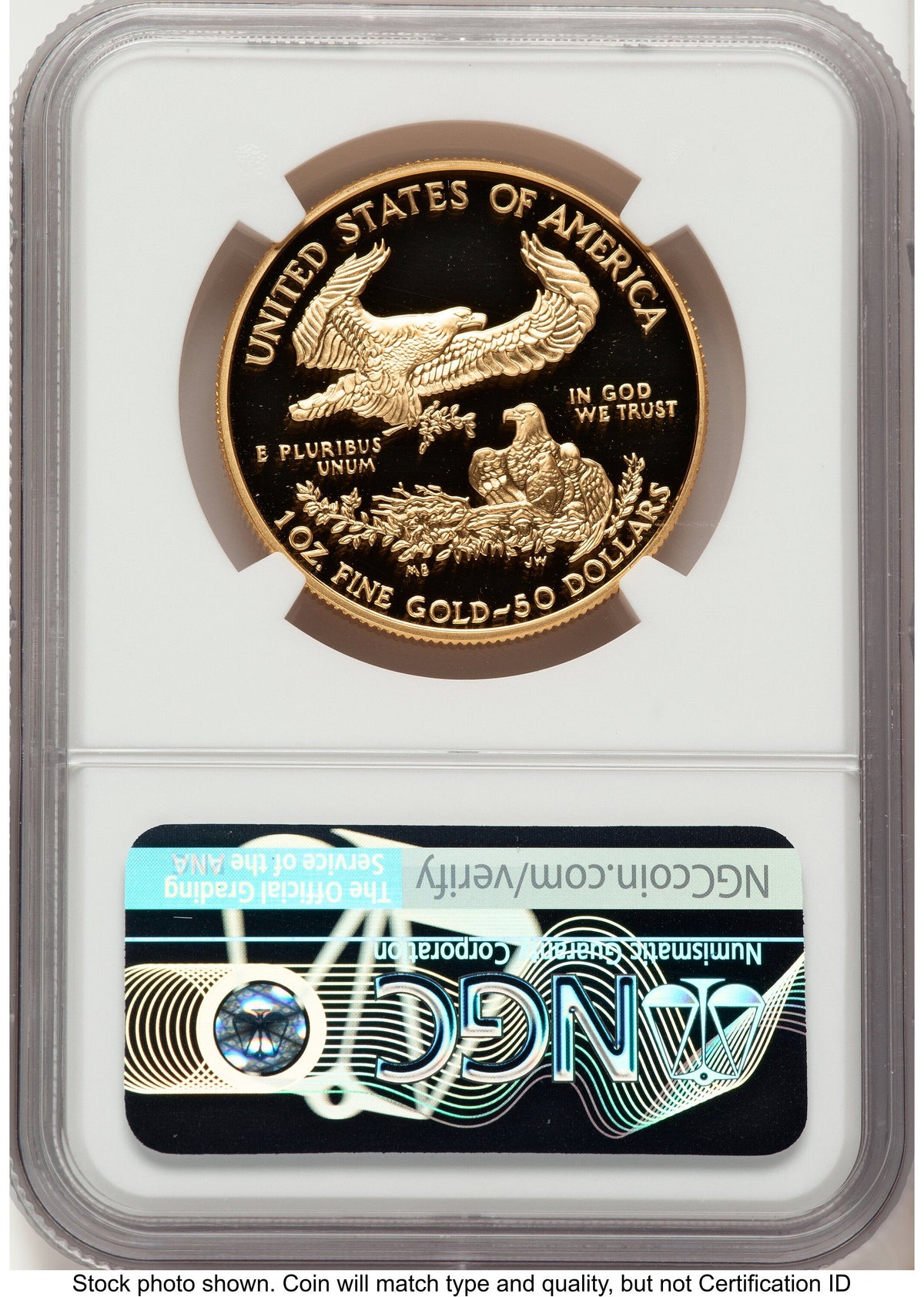 2007-W Proof Gold Eagle 1 oz John NGC PF70 Mercanti