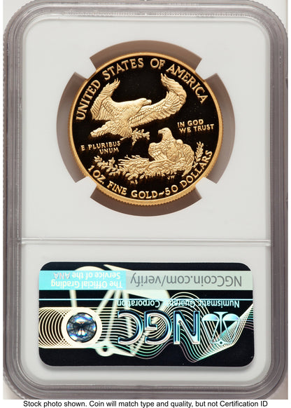 2011-W Proof Gold Eagle 1 oz John NGC PF70 Mercanti