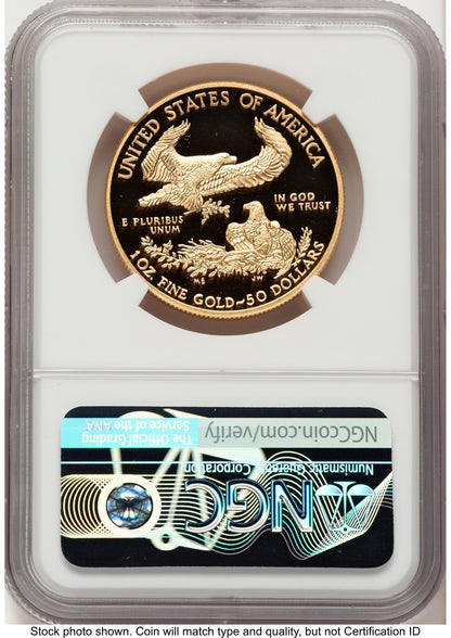 2015-W Proof Gold Eagle 1 oz John NGC PF70 Mercanti