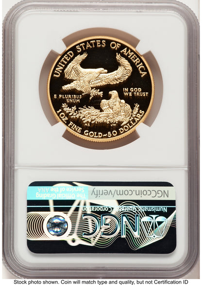 2016-W Proof Gold Eagle 1 oz John NGC PF70 Mercanti