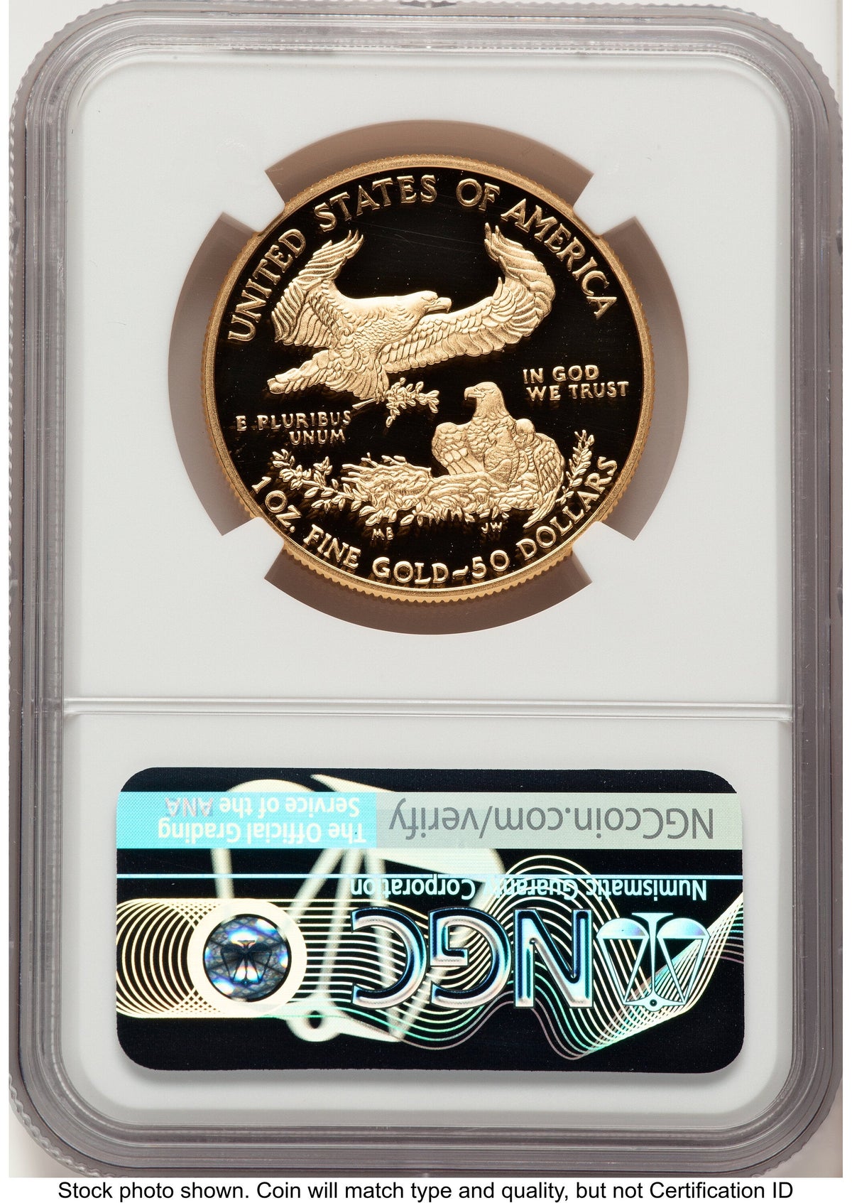 2019-W Proof Gold Eagle 1 oz John NGC PF70 Mercanti