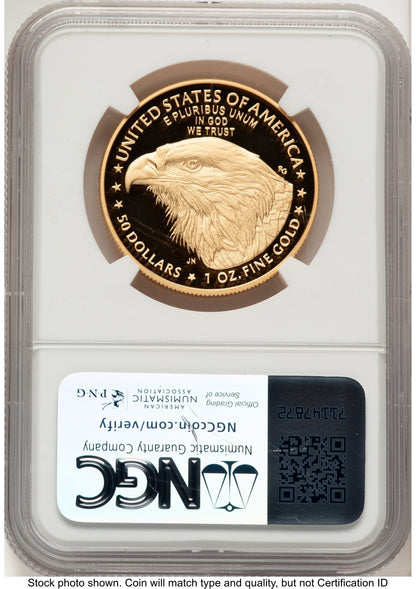 2024-W Proof Gold Eagle 1 oz ER John NGC PF70 Mercanti