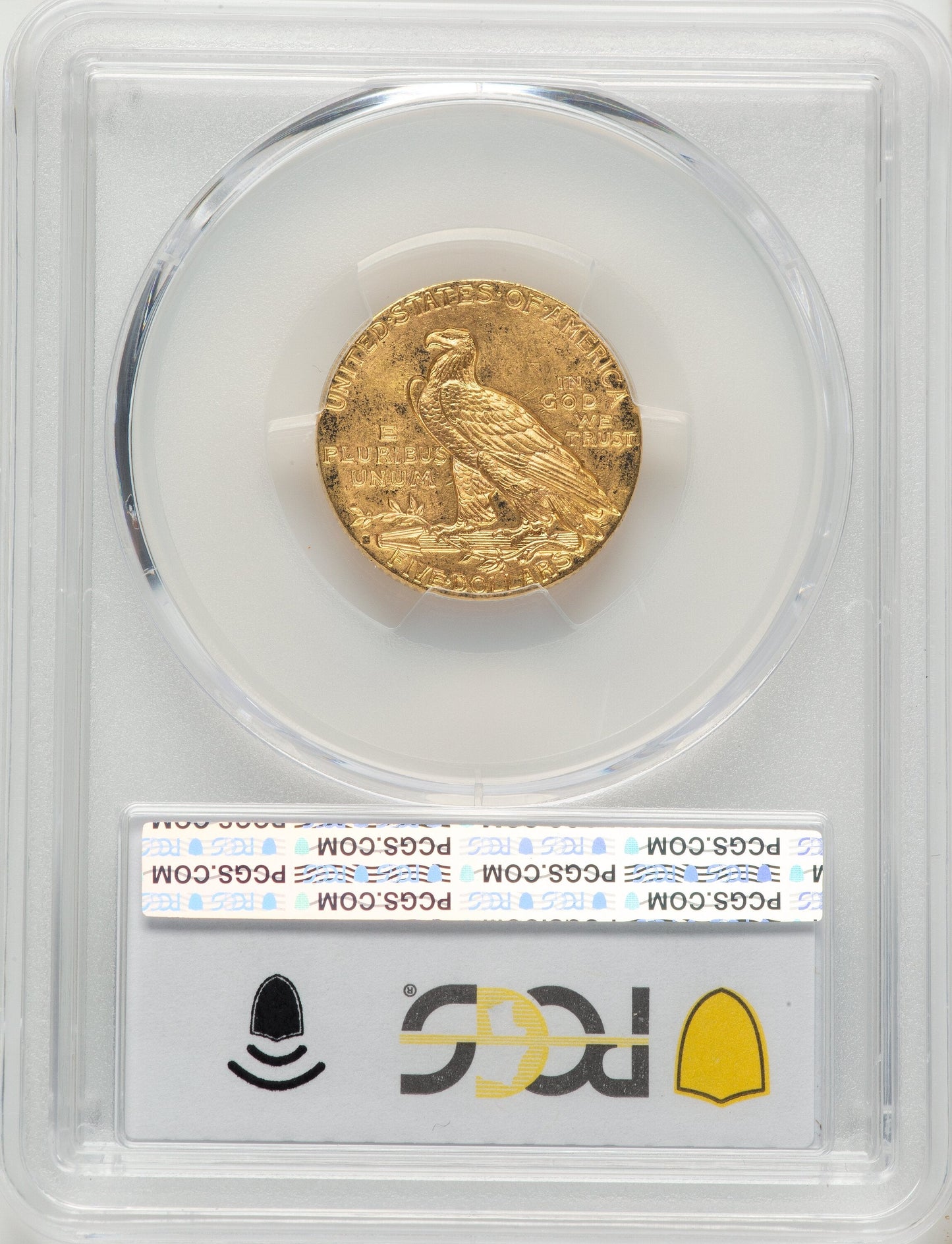 1911-S $5 Indian Half Eagle PCGS MS62