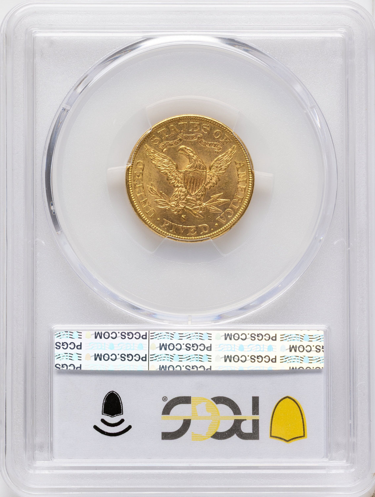 1892-S $5 Liberty Half Eagle PCGS MS63
