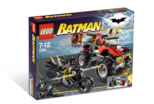 The Batcycle: Harley Quinn's Hammer Truck, 7886 - DC Set