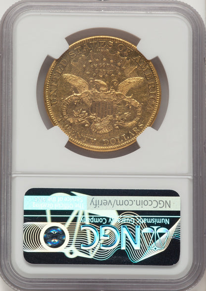 1886 $20 Liberty Double Eagle NGC AU53