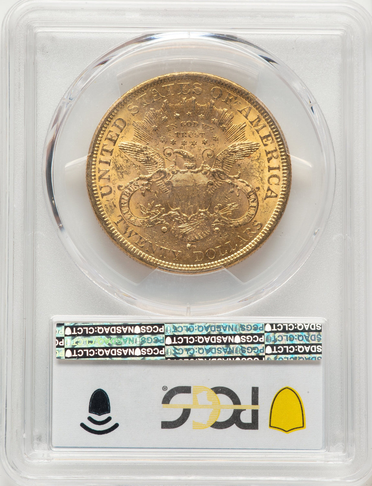 1878-S $20 Blue Gradient Liberty Double Eagle PCGS MS61
