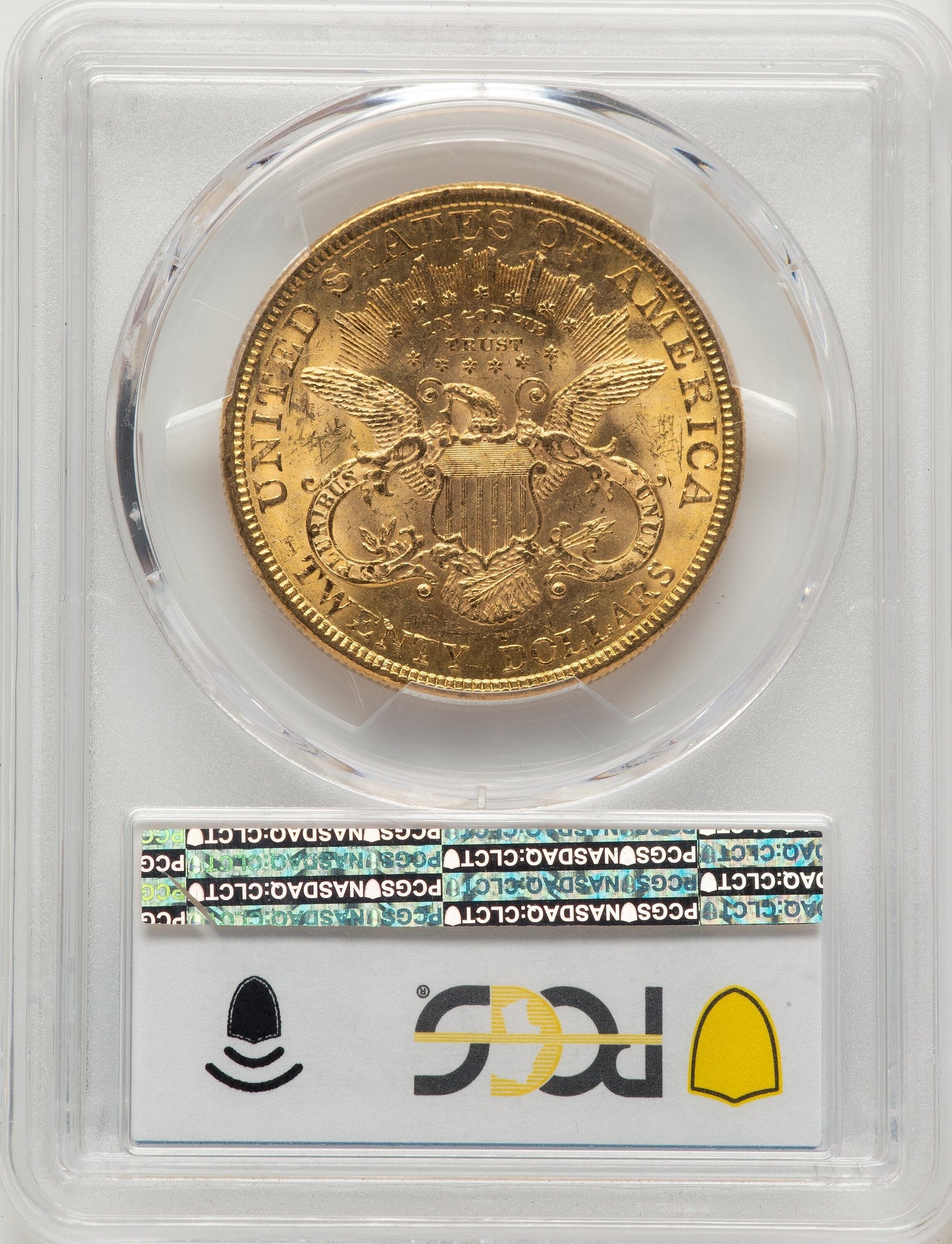 1878 $20 Blue Gradient Liberty Double Eagle PCGS MS61