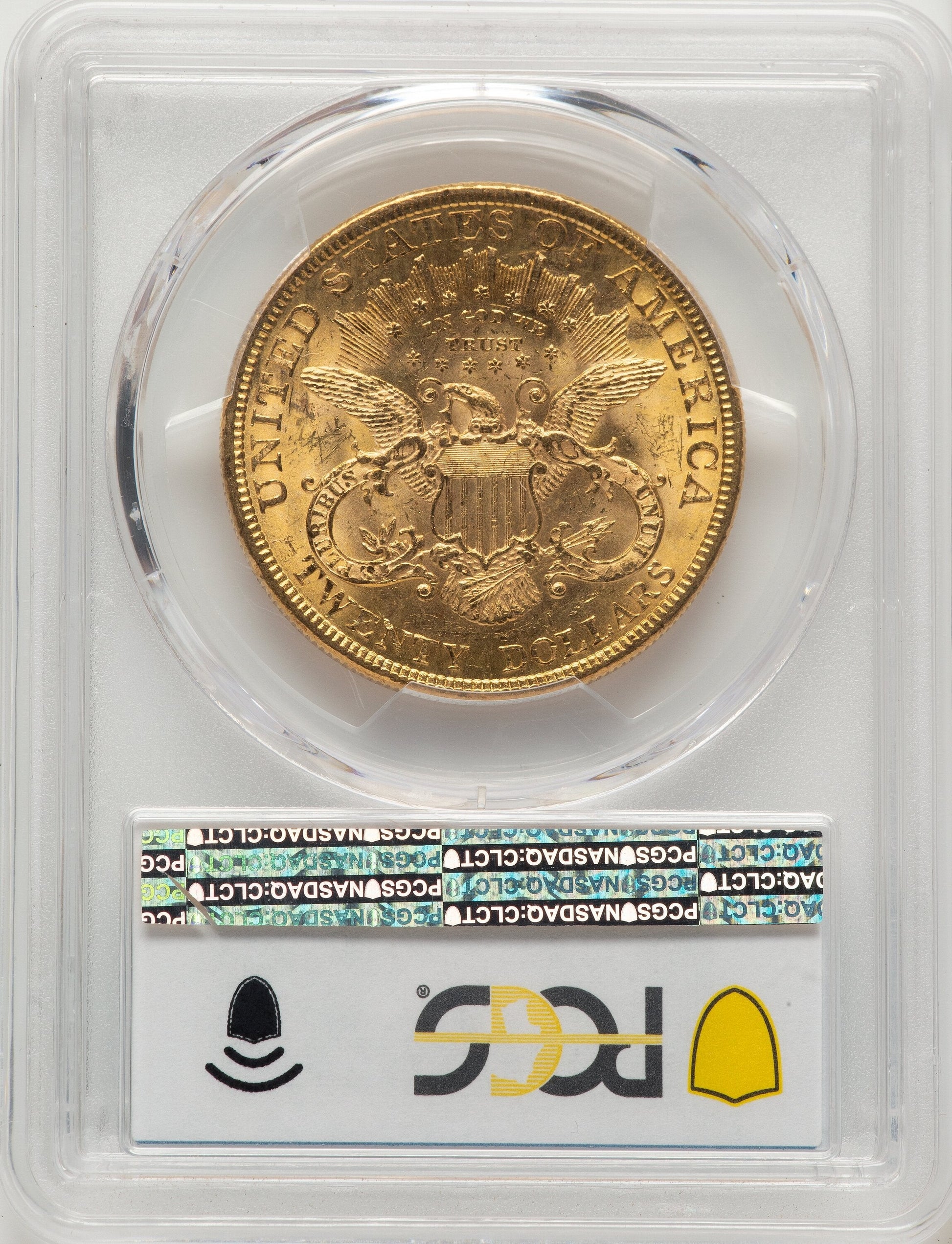 1878 $20 Blue Gradient Liberty Double Eagle PCGS MS61