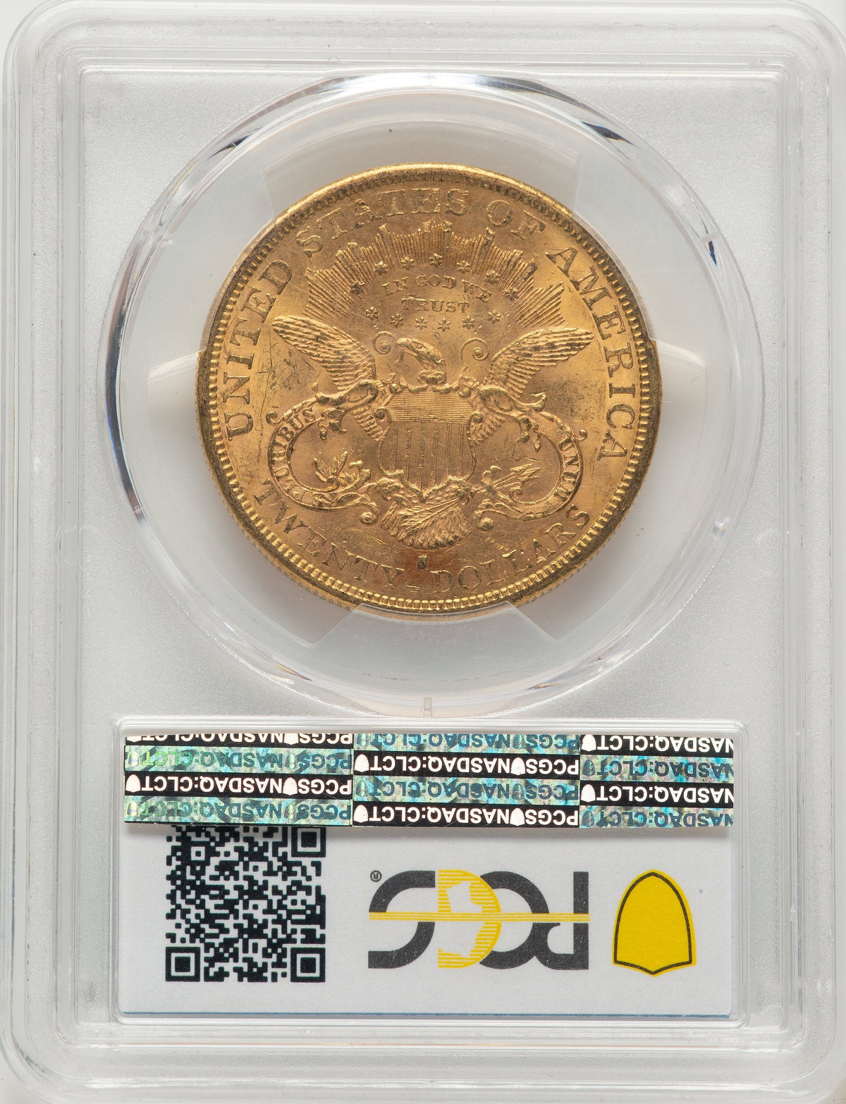 1878-S $20 Blue Gradient Liberty Double Eagle PCGS MS61
