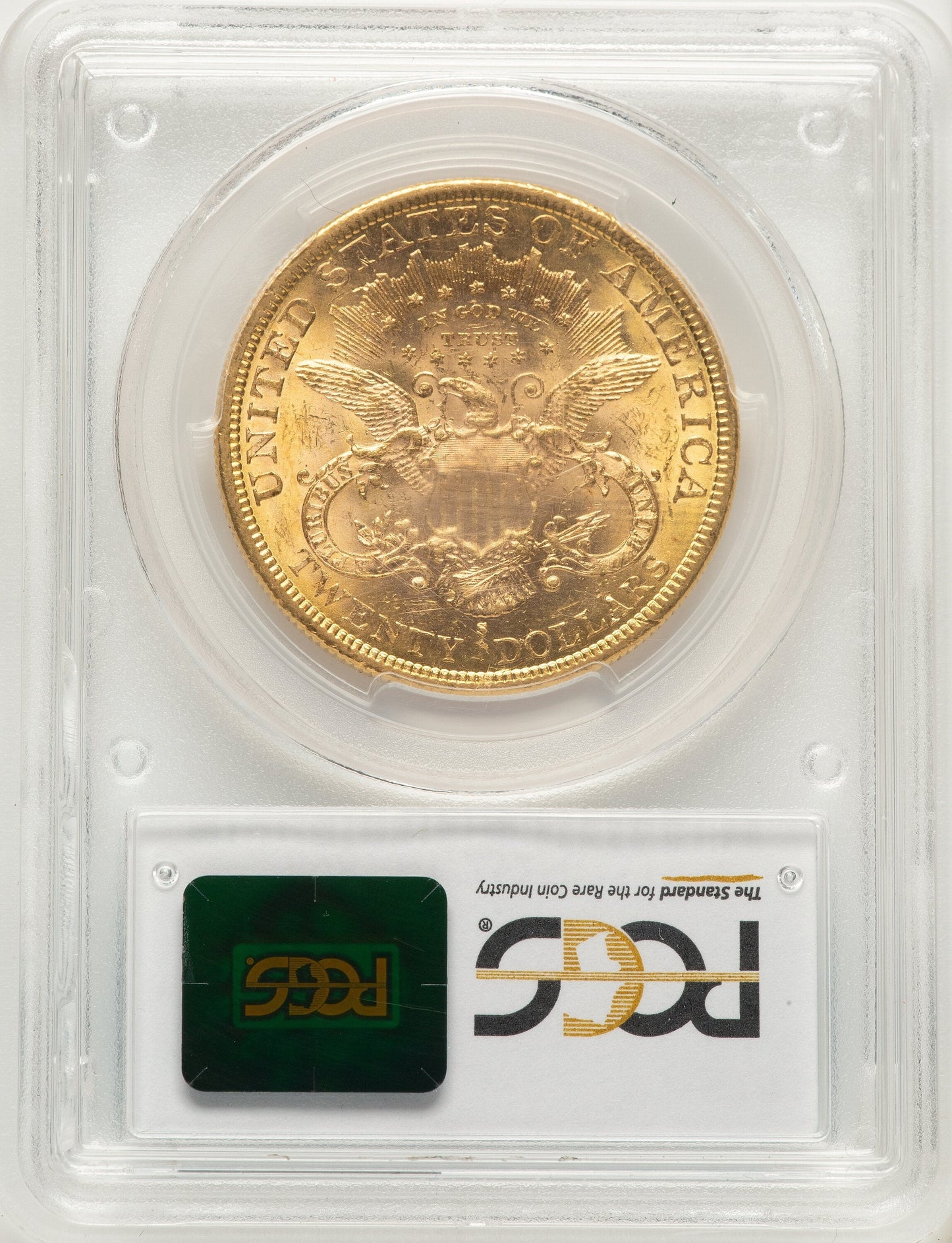1878-S $20 Blue Gradient Liberty Double Eagle PCGS MS61