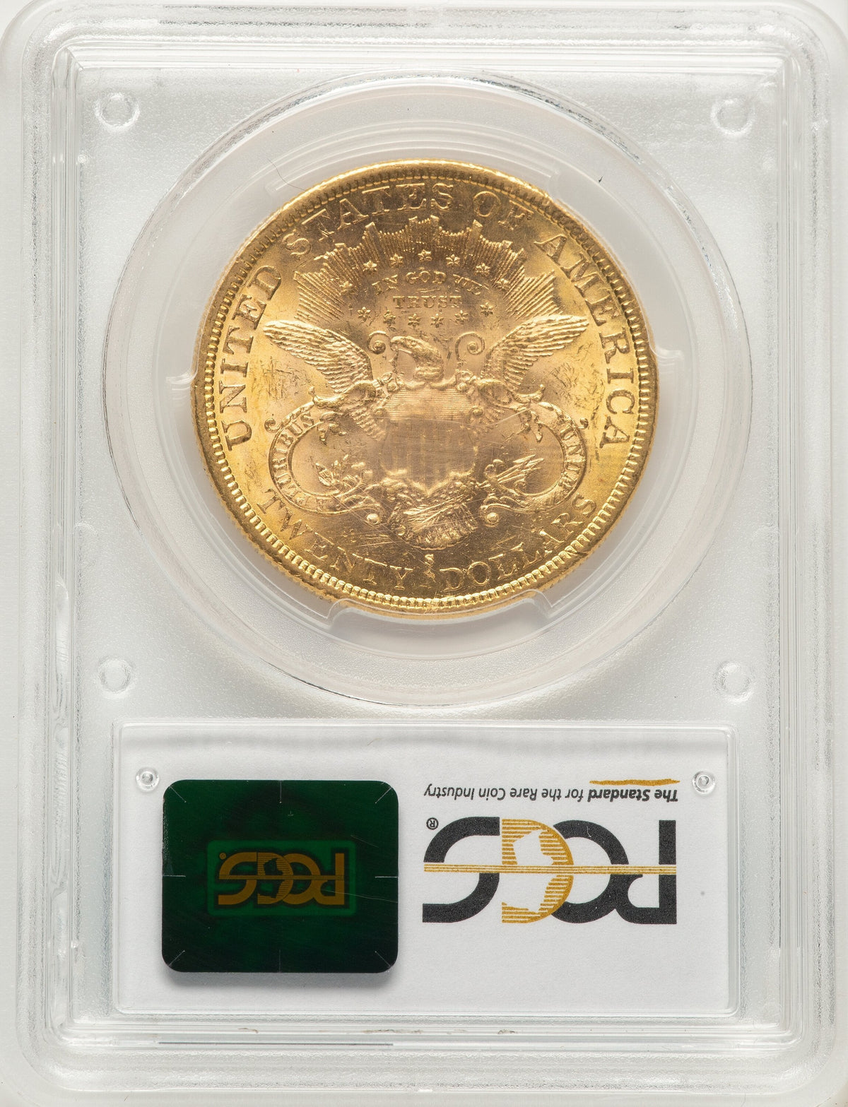 1878-S $20 Blue Gradient Liberty Double Eagle PCGS MS61