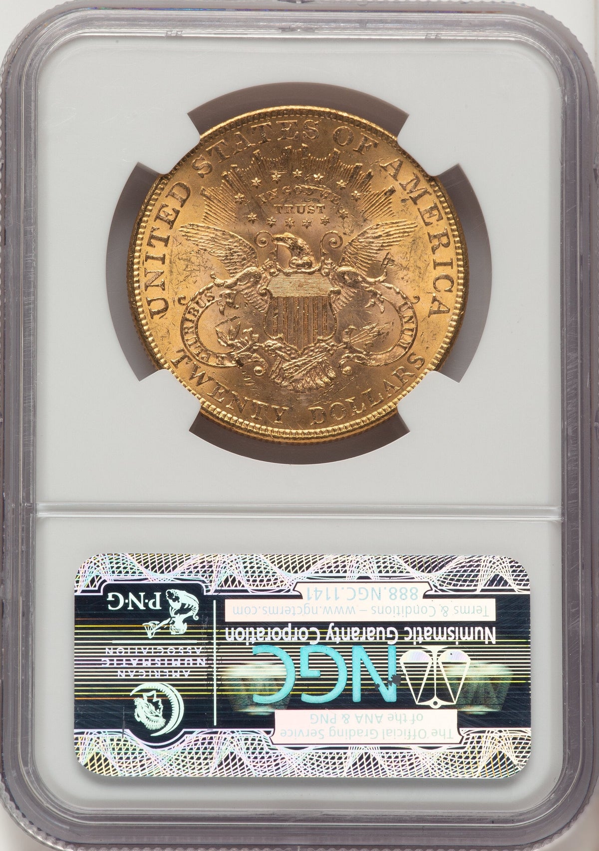 1901 $20 Liberty Double Eagle NGC MS63
