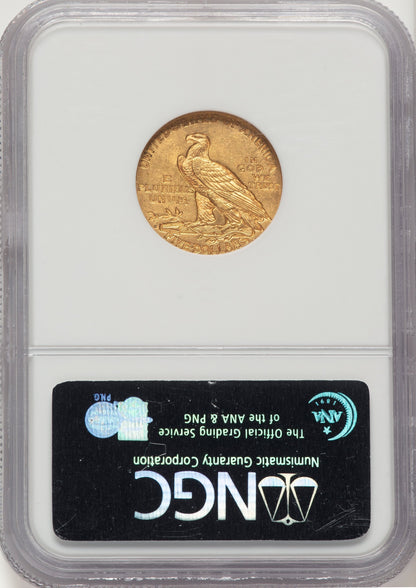 1909-S $5 Indian Half Eagle NGC MS61