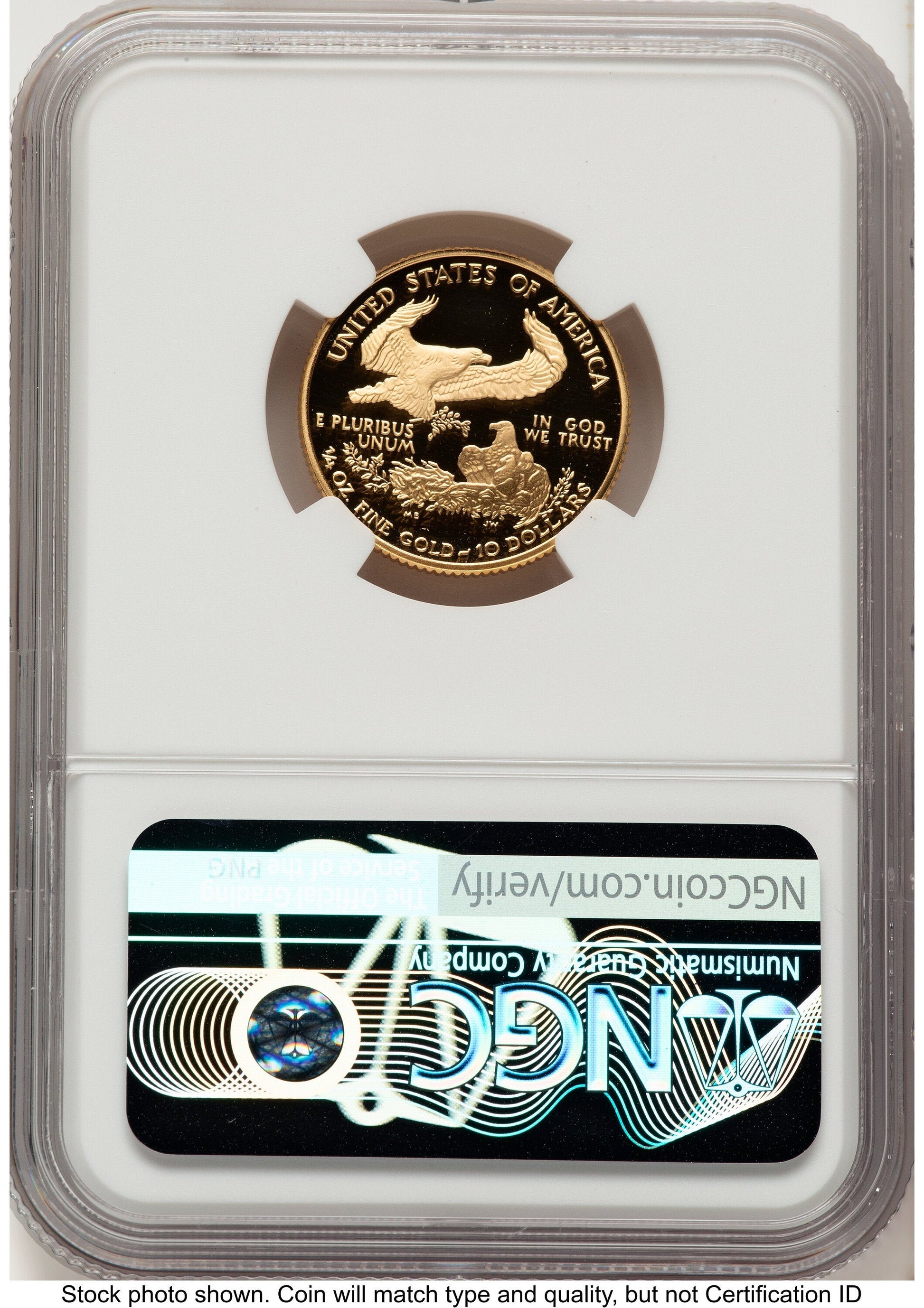 2008-W Proof Gold Eagle 1/4 oz Red Book NGC PF70
