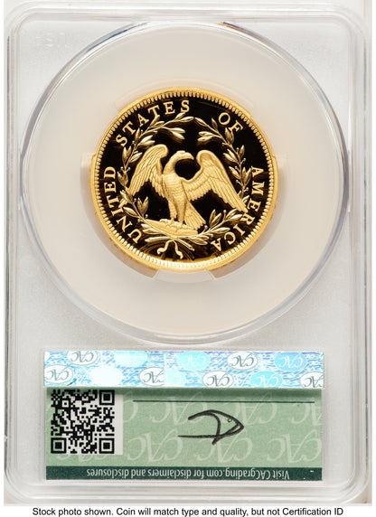 2024-(W) Gold 230th Anniversary Flowing Hair Medal Advanced Delivery Louis Palafoutas CACG PR70