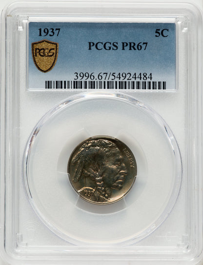 1937 5C Proof Buffalo Nickel PCGS PR67