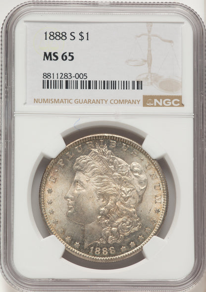 1888-S Morgan Dollar NGC MS65
