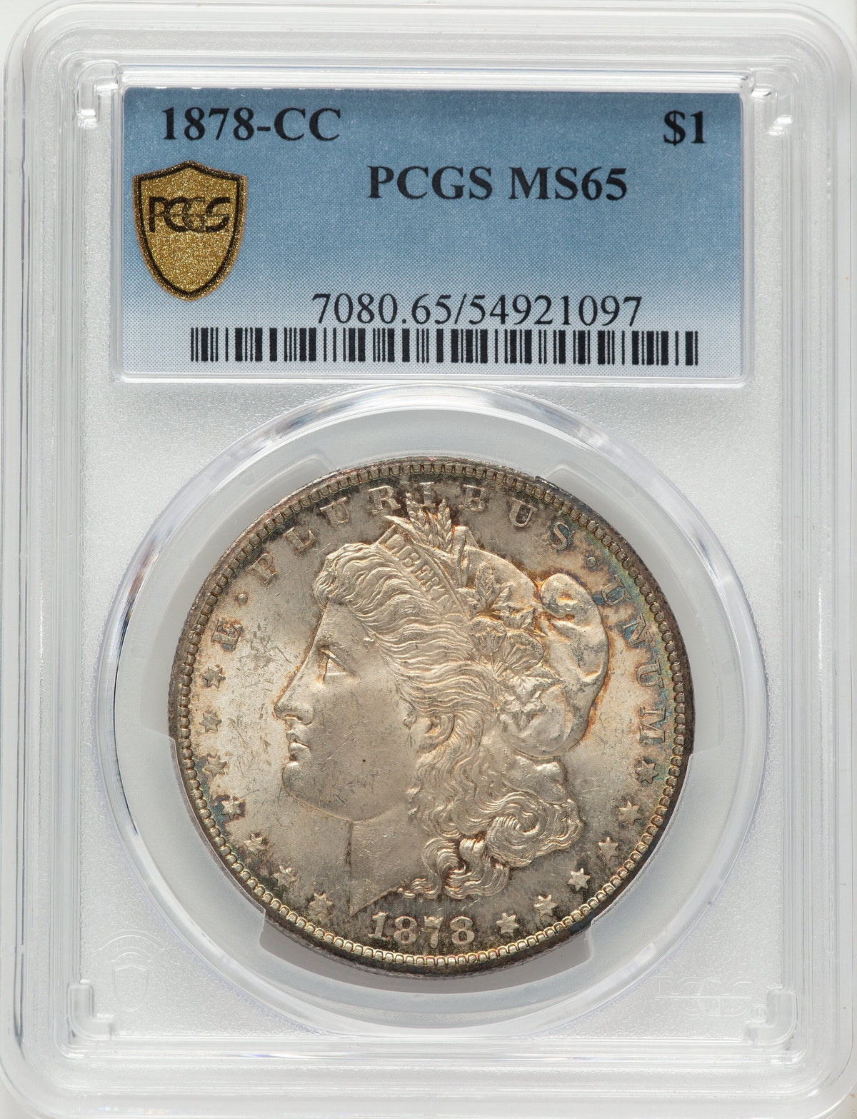 1878-CC Morgan Dollar PCGS MS65