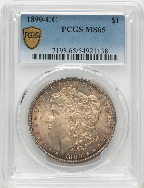 1890-CC Morgan Dollar PCGS MS65