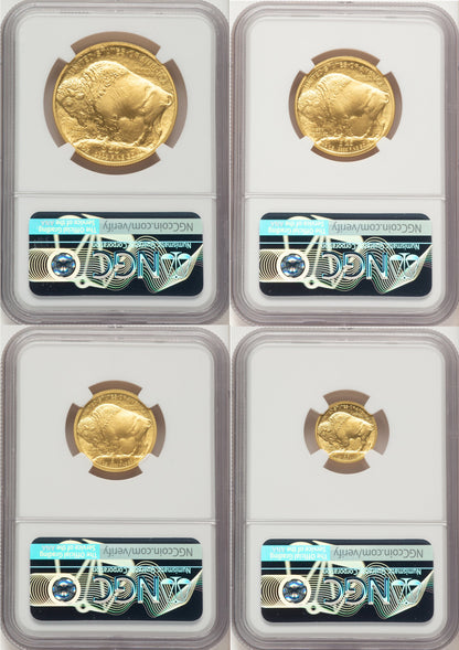 2008-W Burnished Gold Buffalo 1.85 oz ER John NGC MS70 Mercanti