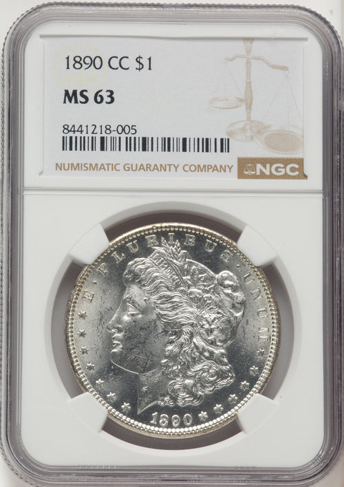 1890-CC Morgan Dollar NGC MS63