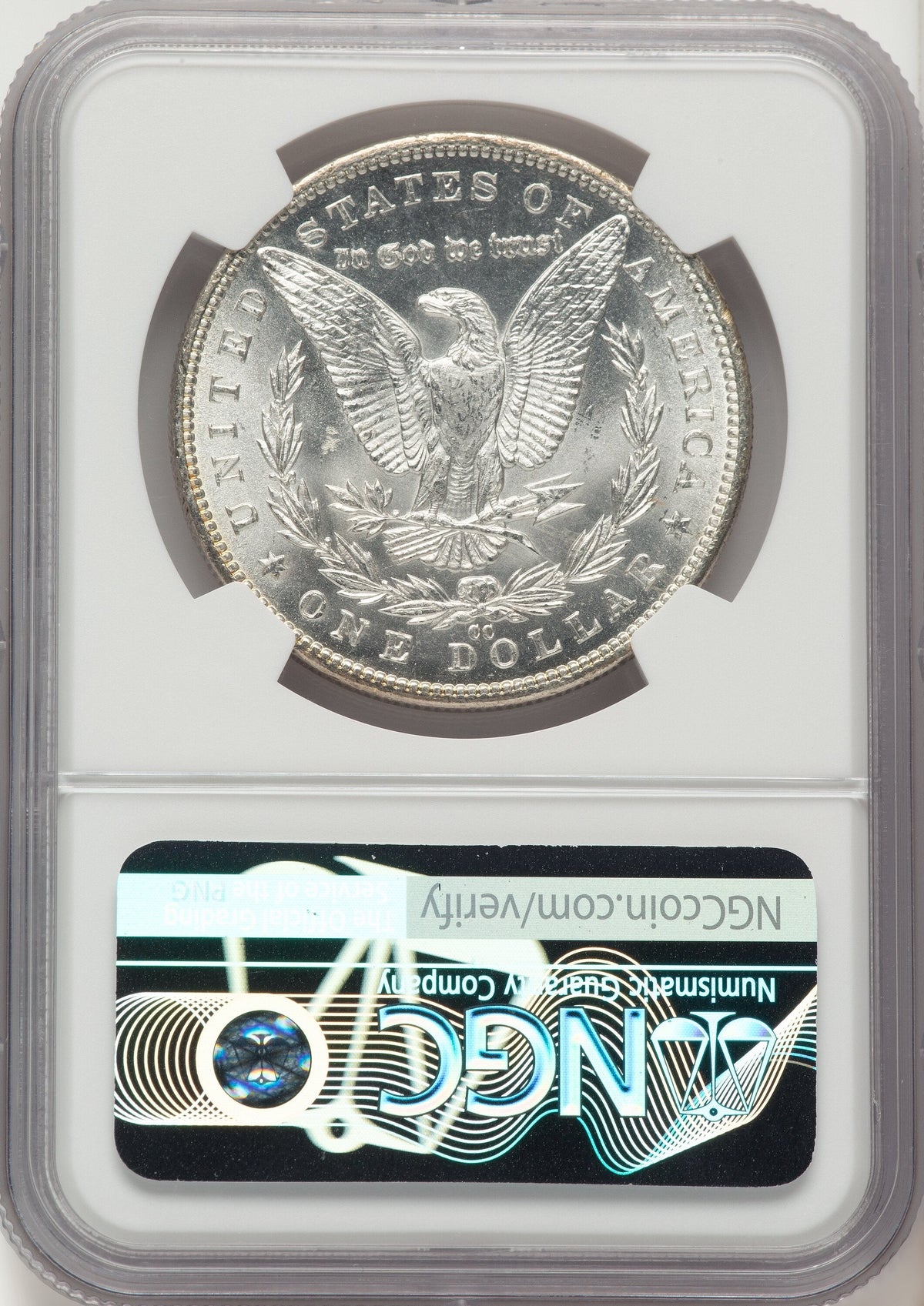 1890-CC Morgan Dollar NGC MS63