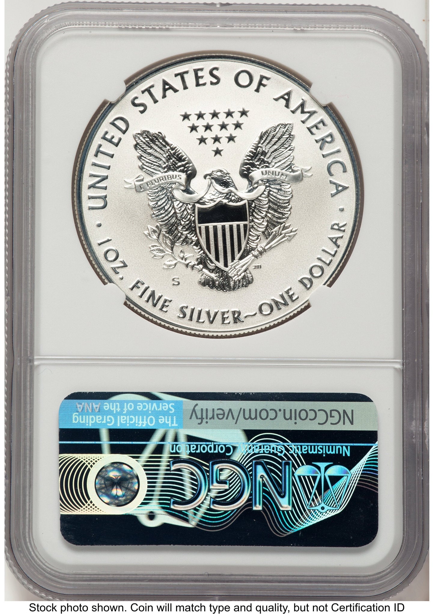 2019-S Enhanced Reverse Proof Silver Eagle 1 oz FDI 1ST NGC PF70