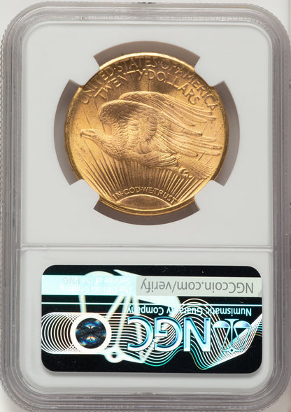 1909-S $20 Saint-Gaudens Double Eagle NGC MS66