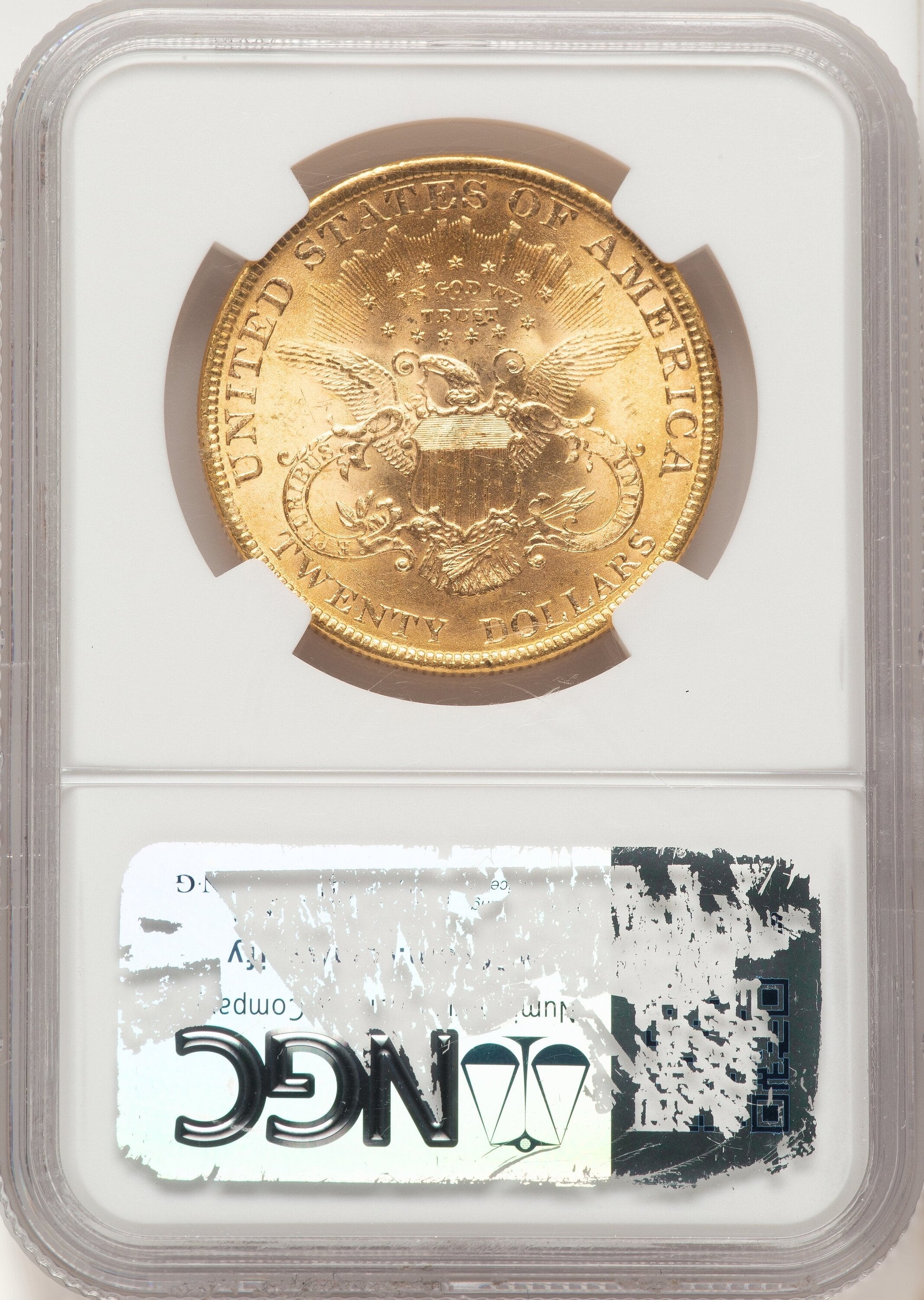 1899 $20 Liberty Double Eagle NGC MS64+
