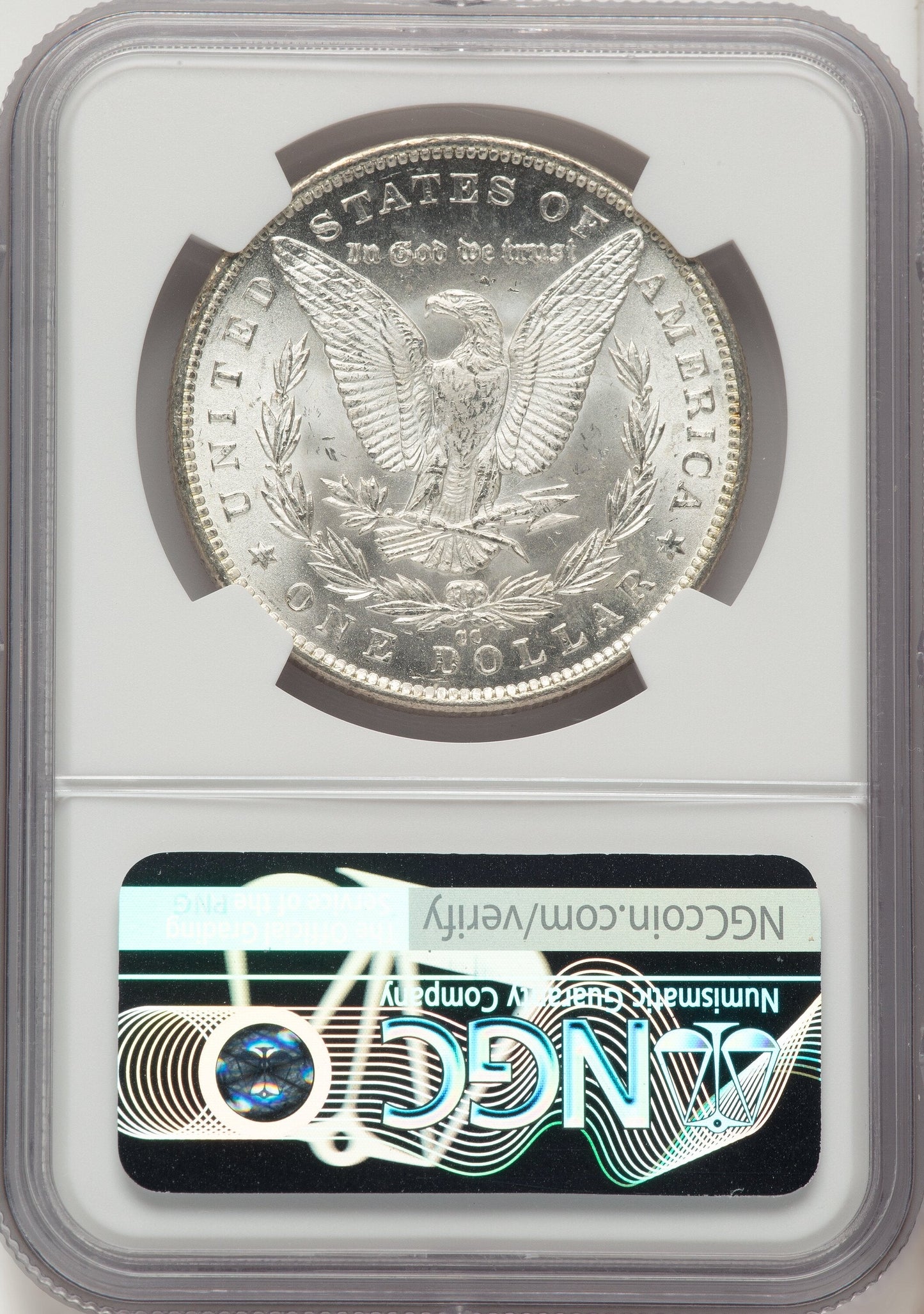 1891-CC $1 VAM-3 Spitting Eagle CAC Morgan Dollar NGC MS64