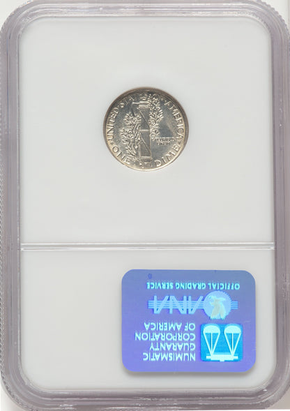 1920-D 10C FB Mercury Dime NGC MS63