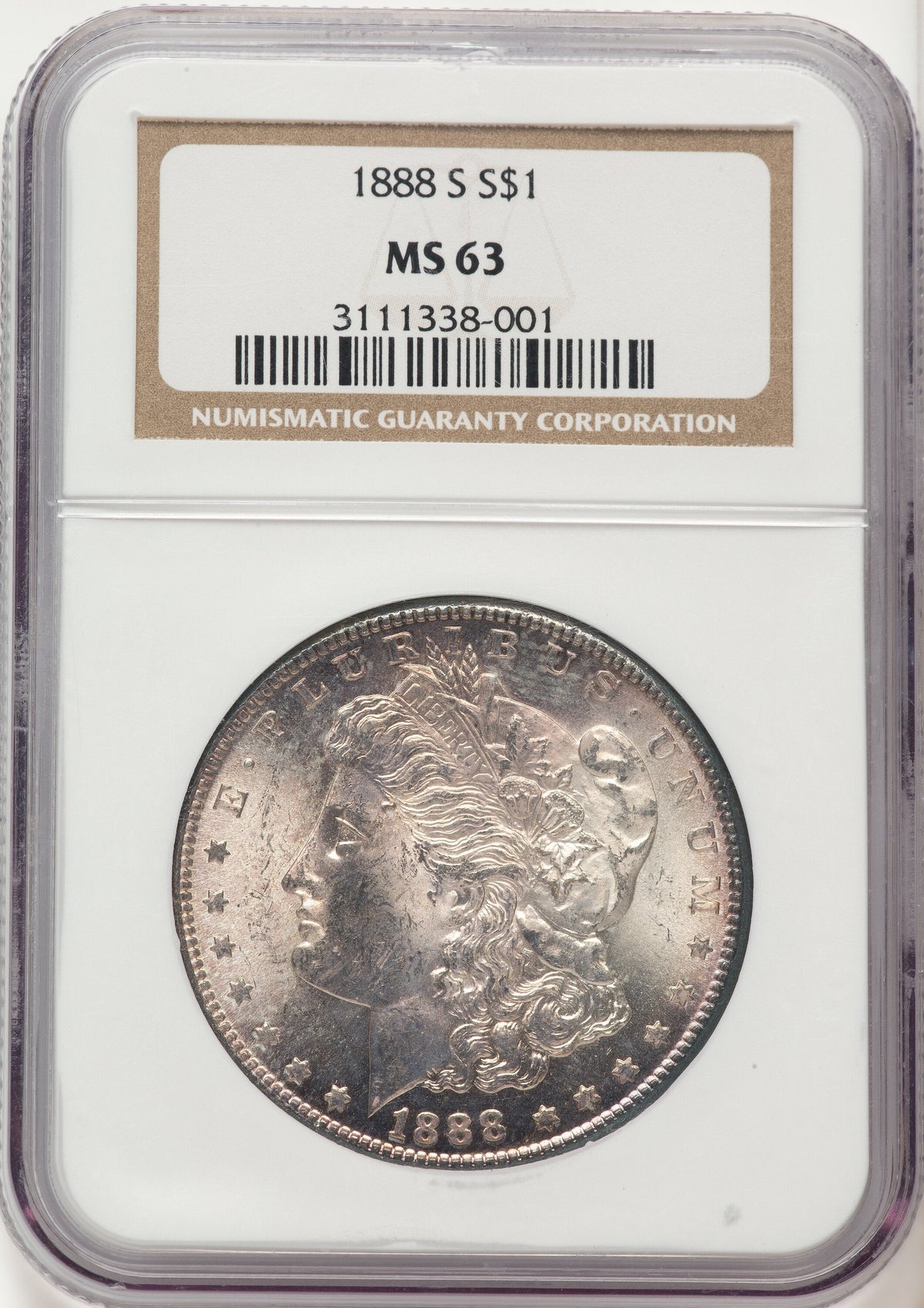 1888-S Morgan Dollar NGC MS63